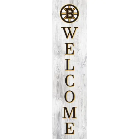NHL Boston Bruins 48" Welcome Leaner image {3}