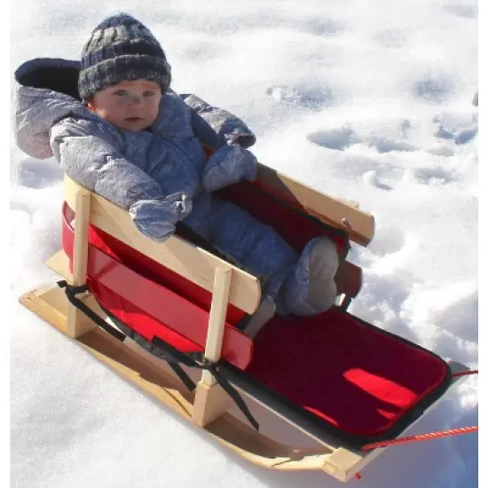 Flexible Flyer Wooden Baby Sleigh image {9}