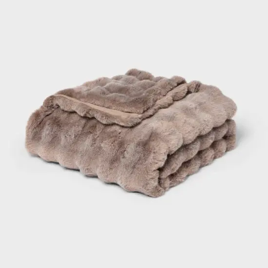 Bubble Fur Blanket - Threshold&trade; image {5}