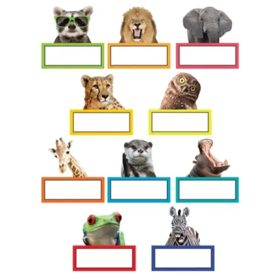 Teacher Created Resources&reg; Go Wild Animals Accents, 30 Per Pack, 3 Packs image {1}