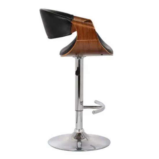 Butterfly Adjustable Swivel Barstool - Armen Living image {1}