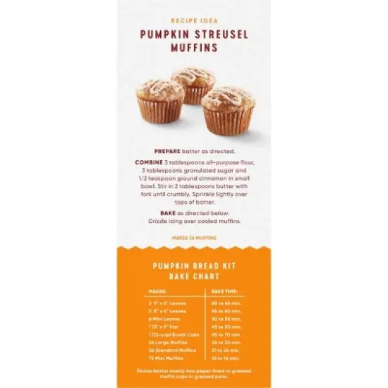 Libby's Pumpkin Bread Kit - 57.75oz image {3}