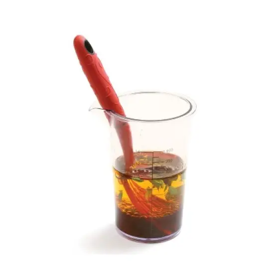 Norpro Grip-EZ Fiskie Fork and Whisk Combo Kitchen Tool, Red image {3}