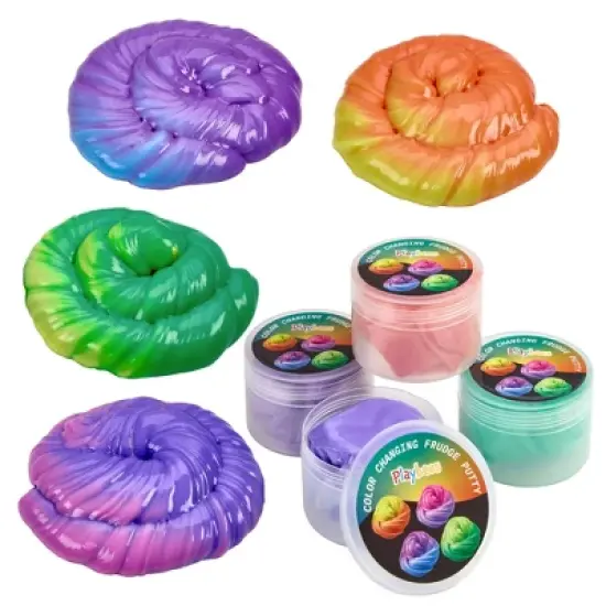 Playbees Heat Color Change Putty - 4pk - 2 Oz. image {6}