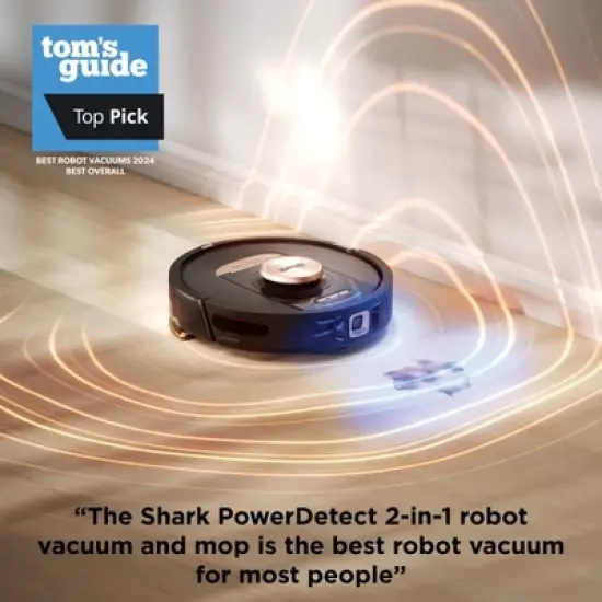 Shark PowerDetect 2-in-1 Robot Vacuum and Mop with NeverTouch Pro Base image {12}