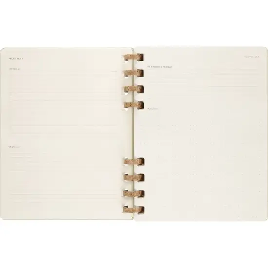 Moleskine 2023-24 Academic Spiral Planner 8"x9.25" Kiwi image {3}