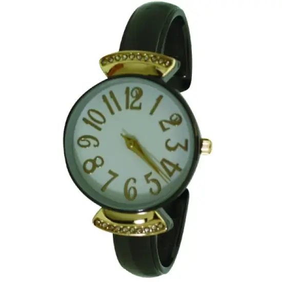 Olivia Pratt Every Day Large Numbers Dial Metal Bangle Watch image {4}