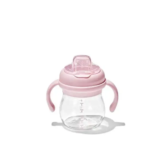 OXO 6oz Tot Transitions Soft Spout Sippy Cup with Removable Handles - Blossom image {1}