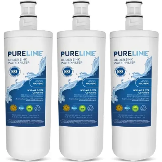 PURELINE 3US-AF01 Replacement Filter. Compatible with 3M&reg; Filtrete 3US-AF01 Under Sink Water Filters (3 Pack) image {6}