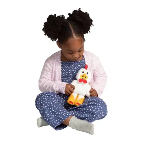 Manhattan Toy Company LEGO&reg; Minifigure Chicken Suit Guy 9" Plush Character image {2}