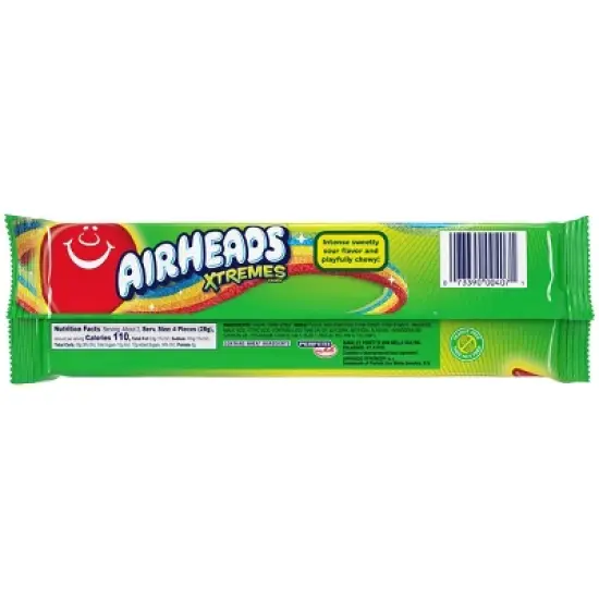 Airheads Xtremes Belts Chewy Candy - 3oz image {2}