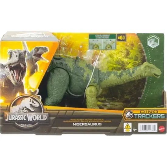 Jurassic World Dino Trackers Wild Roar Nigersaurus Action Figure image {1}