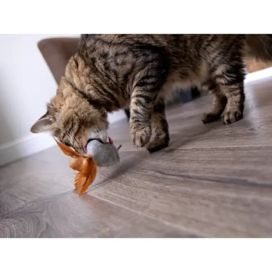 Petlinks Bumper Mouse Electronic Motion Cat Toy - Gray image {2}