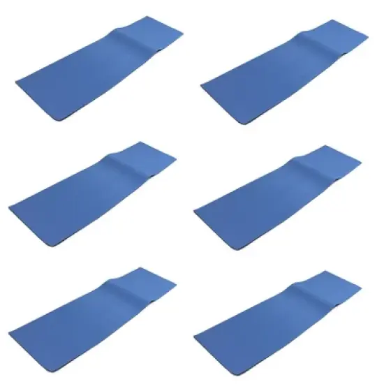 Hydro Tools Swimline 9x24" Vinyl Protective Swimming Pool Ladder Mat (6 Pack) image {1}
