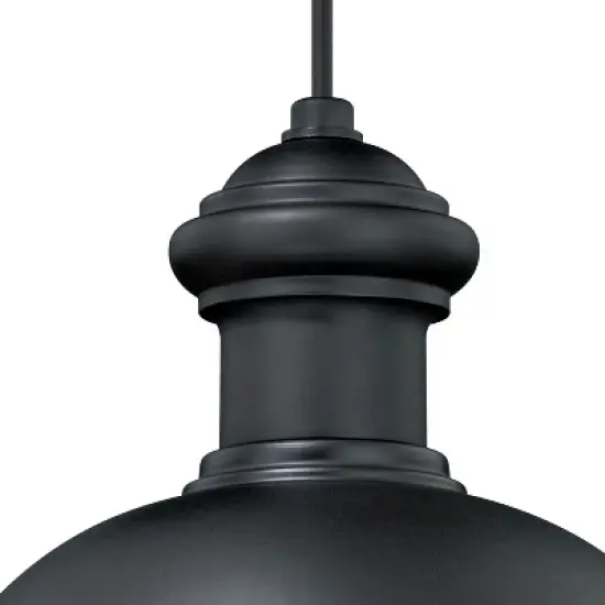 VAXCEL Franklin 1 Light Bronze Farmhouse Outdoor Barn Dome Pendant image {7}