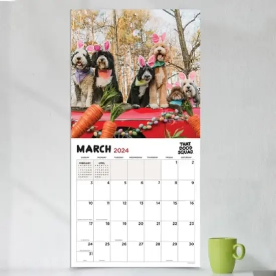 TF Publishing 2024 Wall Calendar 12"x12" That Dood Squad image {2}