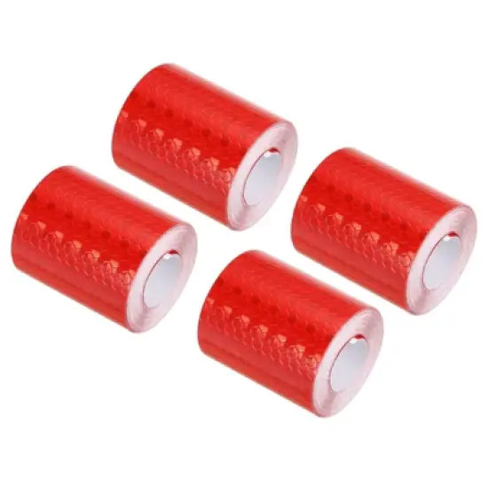 Unique Bargains High Visibility Cars Adhesive Warning Safety Reflective Tape image {7}