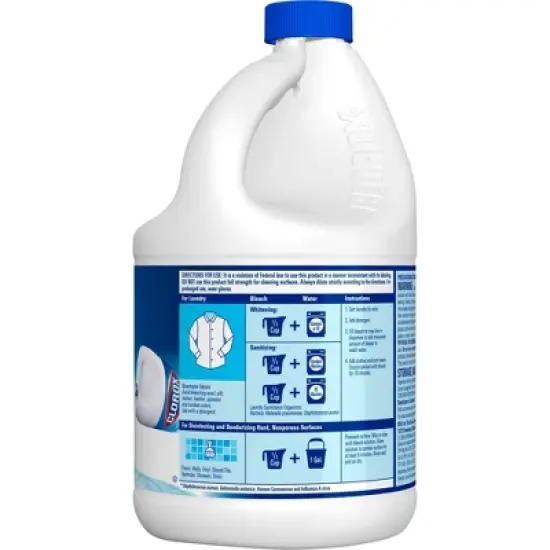 Clorox Splash-Less Liquid Bleach - Regular - 77oz image {8}