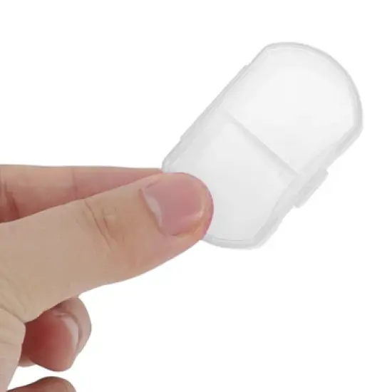 Unique Bargains 2 Grid Portable Mini Pill Case 1 Pc image {4}