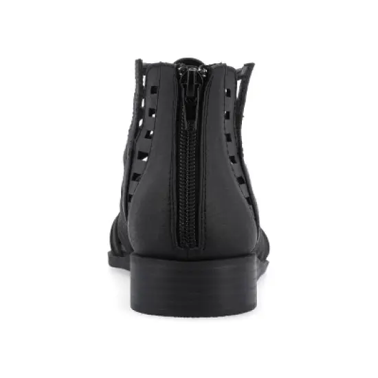 Journee Collection Womens Delilah Tru Comfort Foam Gladiator Sliver Wedge Sandals image {2}