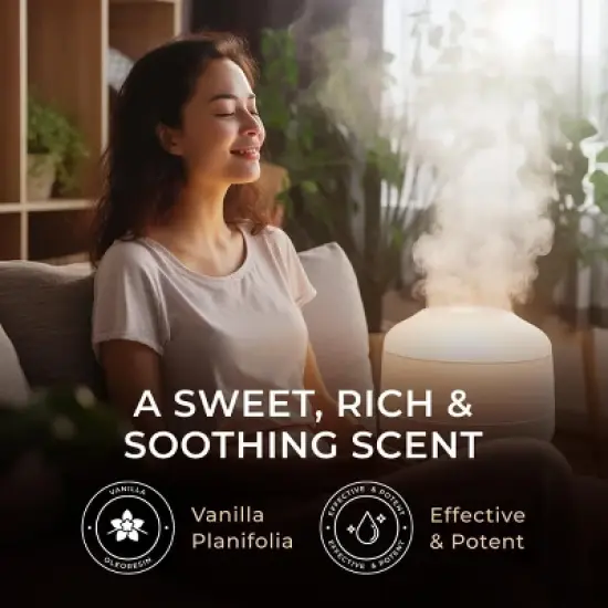 Gya Labs Vanilla Essential Oil Long Lasting Perfume- 0.34 Fl Oz - image {2}