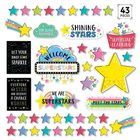 Creative Teaching Press&reg; Shine Bright Bulletin Board Set, 43 Pieces image {1}