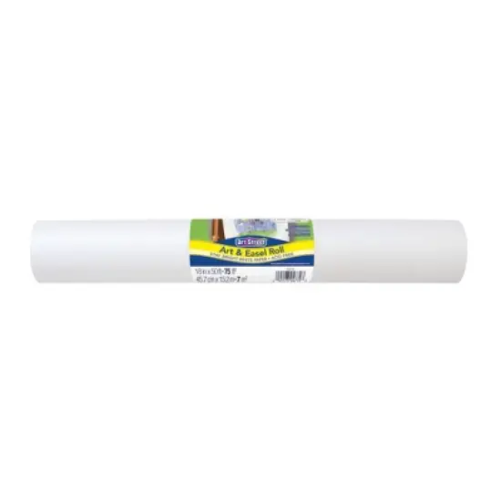 Prang&reg; Art & Easel Roll, White, 18" x 50', 1 Roll image {4}