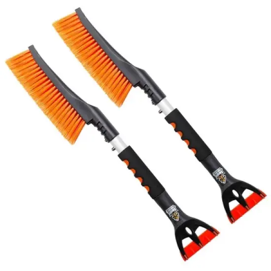 Snow Moover 24" Snow Brush with Ice Scraper 2 Pack image {1}
