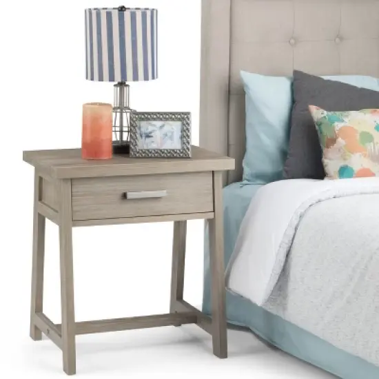 24" Hawkins Solid Wood Nightstand - Wyndenhall image {2}