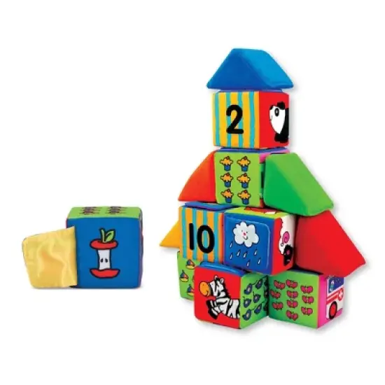 Melissa & Doug K's Kids Match and Build Soft Blocks Set image {5}