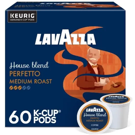 Lavazza House Blend Perfetto Single-Serve Coffee K-Cup&reg; Pods for Keurig&reg; Brewer, 60 Count image {5}