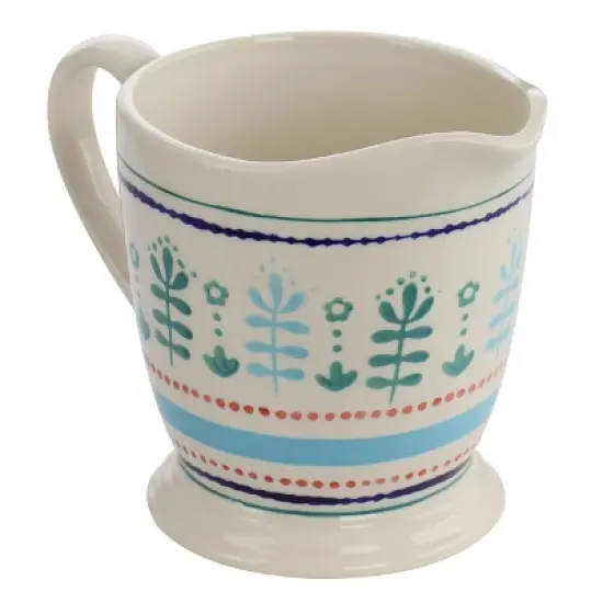 Gibson Home Village Vines 1 Quart Stoneware Measuring Cup in Multi image {7}