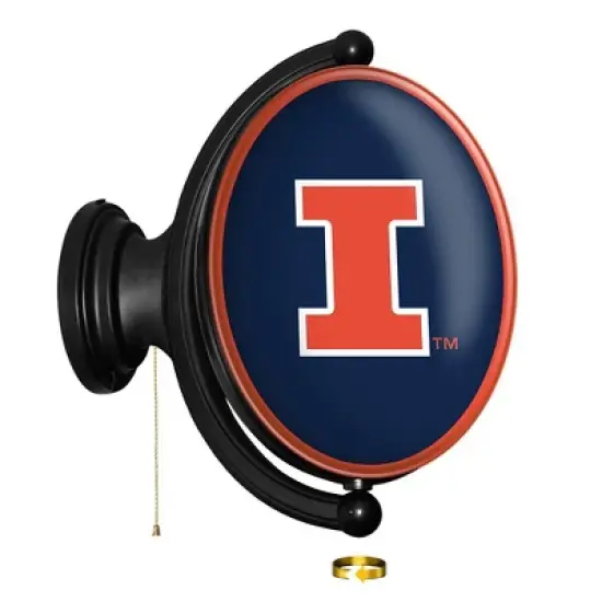 University Original Round Rotating Lighted Wall Sign image {32}