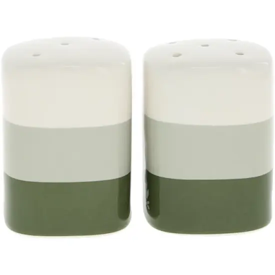 Pavilion Gift Company - Camp Life - 3 oz Salt & Pepper Ceramic Stoneware Shaker Set RV Camper Cabin Tent image {5}