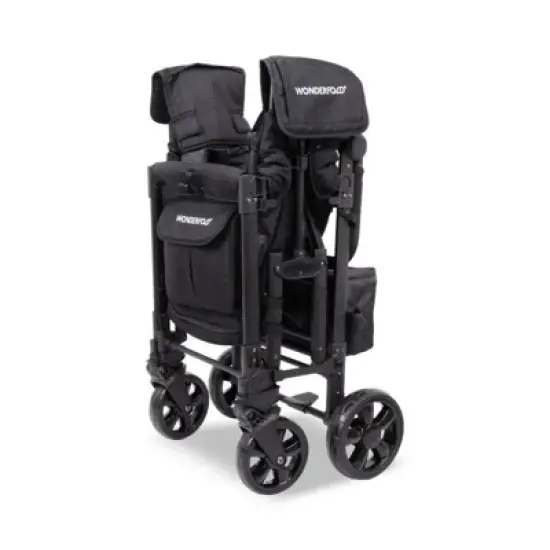 WONDERFOLD W2 Elite Pro Wagon Stroller - Jet Black image {4}