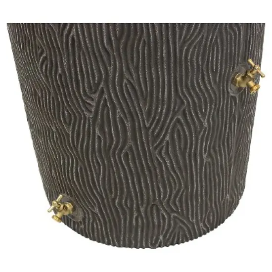 Impressions Bark 50 Gallon Rain Saver - Oak - Good Ideas image {1}