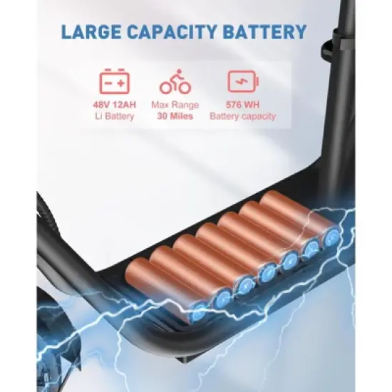 Electric Scooter with Seat for Adults, 500W Foldable Electric Scooter with Seat and Basket, Max 30 Miles Range&19 Mph Power image {1}