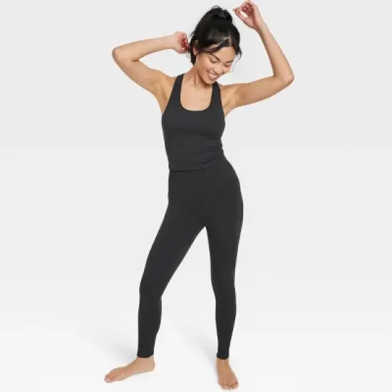 Women's Seamless Racerback Ribbed Tank Top - All In Motion&trade; image {4}