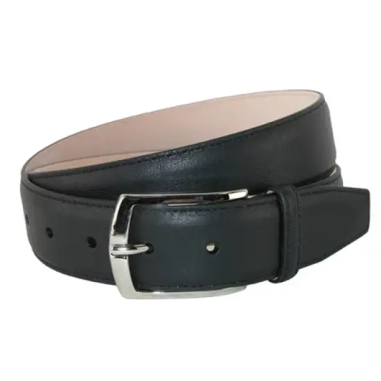 CrookhornDavis Men's Borgo Boxcalf Dress Belt with Solid Brass Buckle image {4}