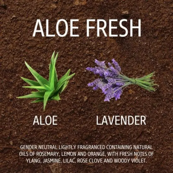 Herbal Clear Naturally Aloe Fresh Deodorant - Pack of 2 2.65 oz Stick image {3}