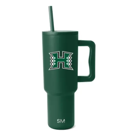 NCAA Hawaii Rainbow Warriors Simple Modern Trek Tumbler - 40oz image {3}
