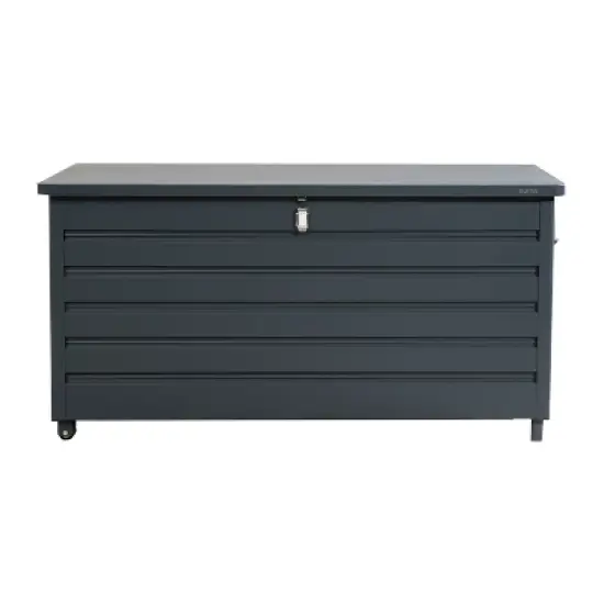 Moda Furnishings 360 Gallon Water Resistant Lockable Storage Deck Box With Wheels image {2}