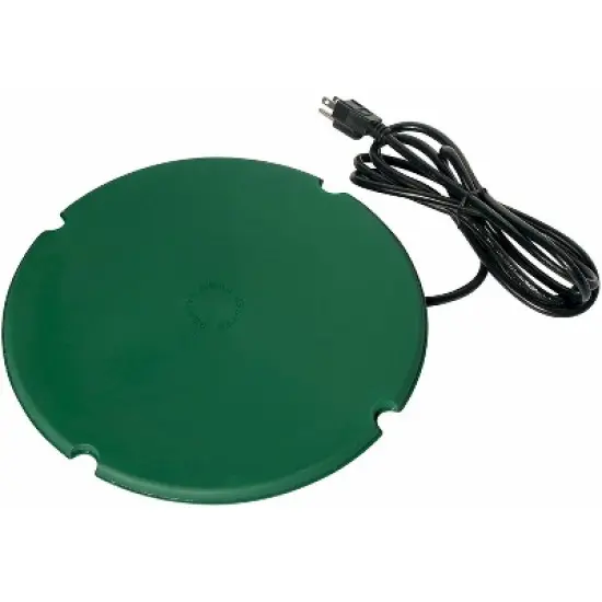 Farm Innovators PS-200 Floating Fish and Plant Safe All Pond De-Icer with Chew Proof Cord and Self Regulating Thermostat, Green image {4}