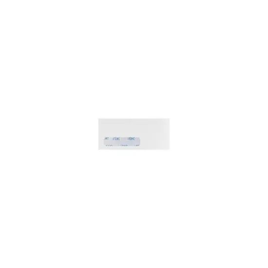 LUX #10 Window Envelopes (4 1/8 x 9 1/2) 50/Box 24lb. White w/ FDIC Security Tint (WS-3322-50) image {1}