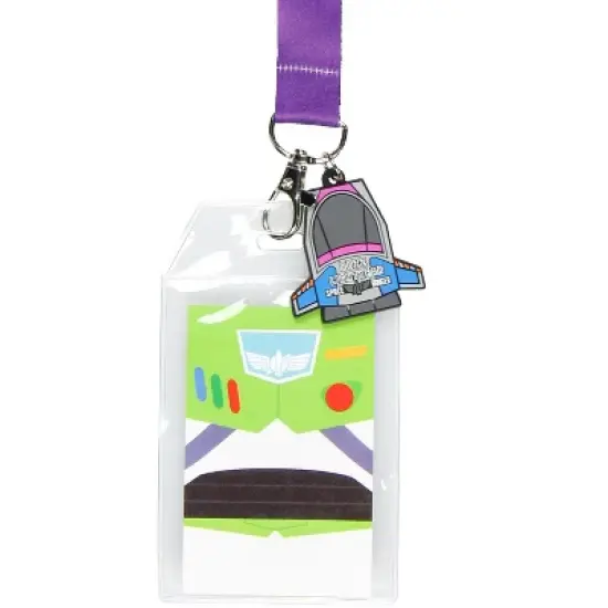 Toy Story Buzz Lightyear Space Ranger Detachable Lanyard with ID Badge Holder image {1}