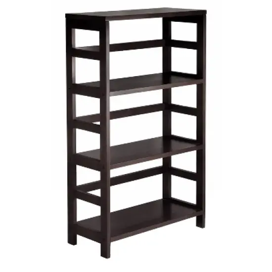 42" Torino Set Storage Shelf with Baskets Espresso/Black - Winsome image {1}