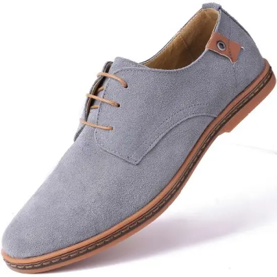 Mio Marino - Men's Classic Suede Oxford Shoes image {11}