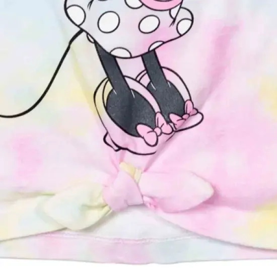 Disney Minnie Mouse Girls T-Shirt Shorts and Scrunchie 3 Piece Outfit Set Toddler  image {6}