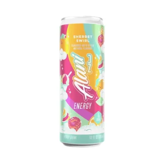 Alani Nu Sherbet Swirl Energy Drink - 12 fl oz Can image {3}
