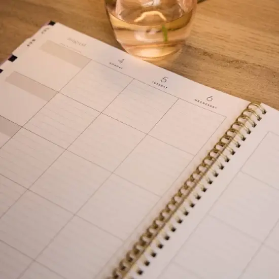 Happy Brands Organized July 2025 - June 2026 Weekly/Monthly Planner 9.37"x11.12" Multicolor Cool Brights image {22}